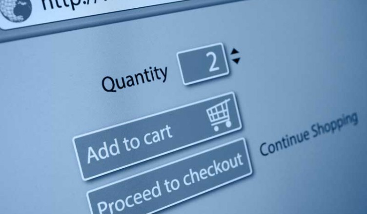 ecommerce website shopping cart